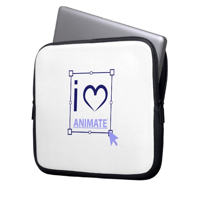 Capa Para Notebook Eu Adoro Animação (Frente Esquerda)