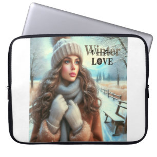 Capa Para Notebook Eu adoro o inverno