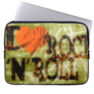 Capa Para Notebook Eu adoro rock and roll