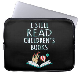 Capa Para Notebook Eu ainda leio livros infantis II