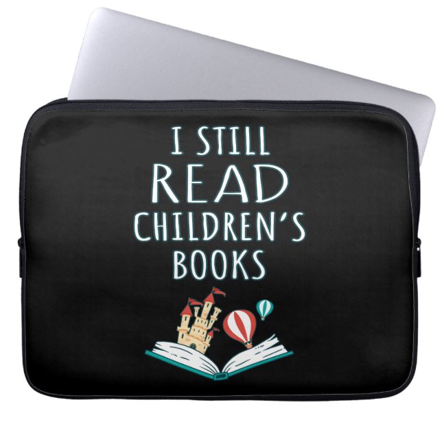Capa Para Notebook Eu ainda leio livros infantis II (Frente)