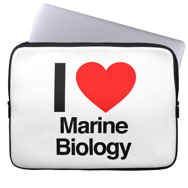 Capa Para Notebook eu amo biologia marinha (Frente)