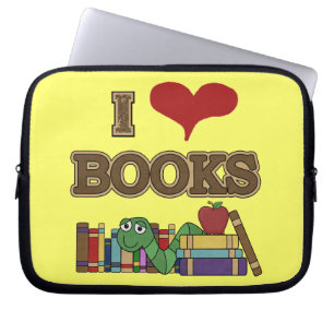 Capa Para Notebook Eu amo livros