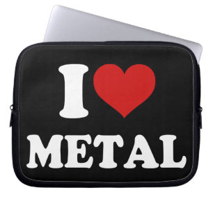 Capa Para Notebook Eu Amo Metal