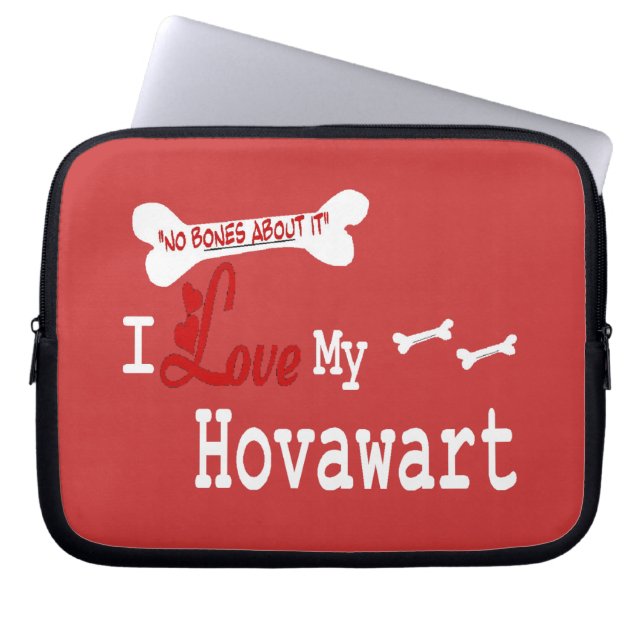 Capa Para Notebook Eu Amo Meu Hovawart (Frente)
