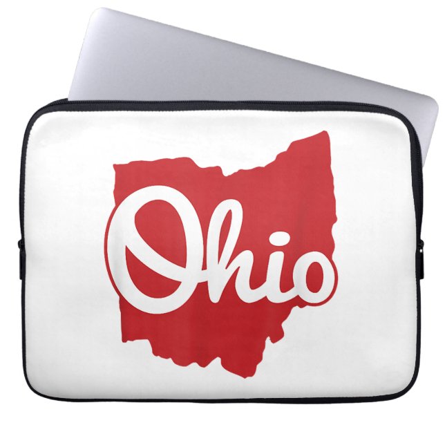 Capa Para Notebook Eu Amo Meu Ohio Home Script Ohio (Frente)