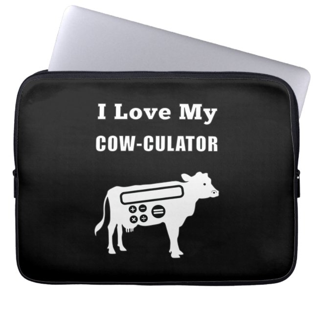 Capa Para Notebook Eu Amo Minha Coca-Cola Engraçada Calculadora De Ma (Frente)