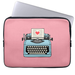 Capa Para Notebook Eu amo minha máquina de escrever