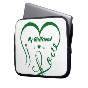 Capa Para Notebook Eu Amo Minha Namorada - Eu ♥ Nós
