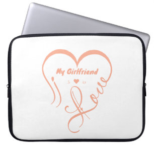 Capa Para Notebook Eu Amo Minha Namorada - Eu ♥ Nós