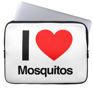 Capa Para Notebook eu amo mosquitos