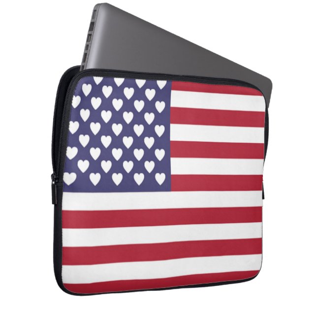 CAPA PARA NOTEBOOK EU AMO OS ESTADOS UNIDOS DA AMÉRICA (Frente Esquerda)