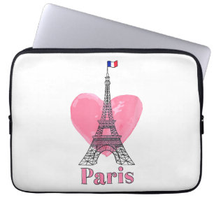 Capa Para Notebook Eu Amo Paris Torre Eiffel França Presente