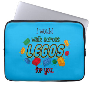 Capa Para Notebook Eu Caminharia Por Legos Por Você