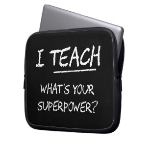 Capa Para Notebook Eu ensino o que é sua superpotência?
