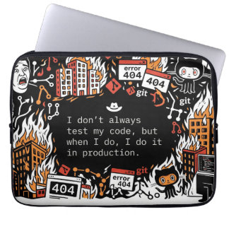 Capa Para Notebook Eu faço isso em produção - Protetor de laptop para
