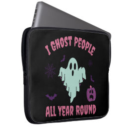 Capa Para Notebook Eu Ghost Pessoas O Ano Todo No Halloween