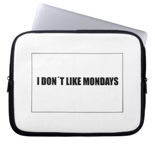 Capa Para Notebook Eu não gosto de segundas-feiras