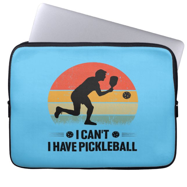 Capa Para Notebook Eu não posso comer picleball, Pickleball Lover (Frente)