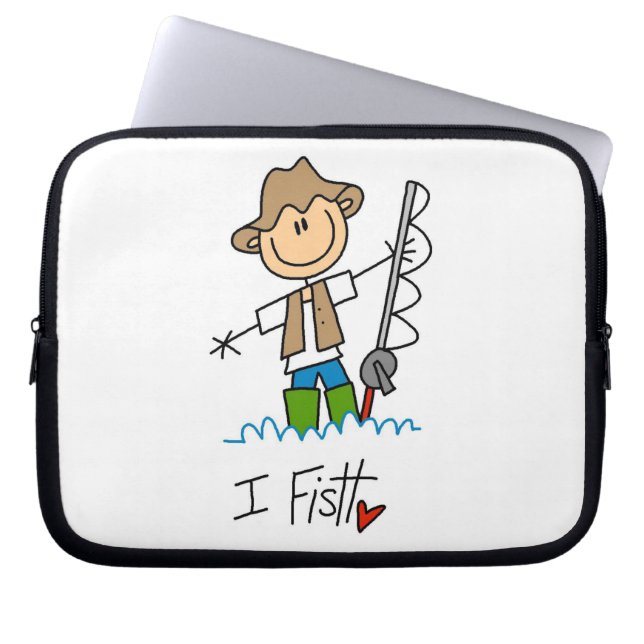 Capa Para Notebook Eu Pesco (Frente)
