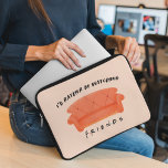 Capa Para Notebook Eu Preferencialmente assistindo amigos™<br><div class="desc">Este recurso gráfico é o sofá Central Perk e a citação,  " Eu preferencialmente assistindo AMIGOS™."</div>