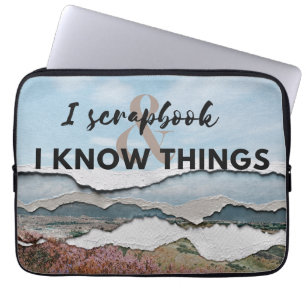 Capa Para Notebook Eu sei de coisas