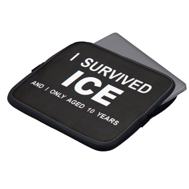 Capa Para Notebook Eu Sobrevivi ao ICE  (Frente Topo)