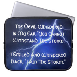 Capa Para Notebook Eu Sou A Bolsa de laptop De Tempestade