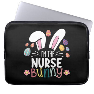Capa Para Notebook Eu Sou a Nurse Bunny Easter Matching