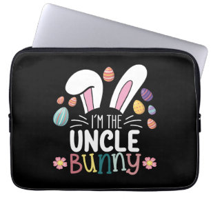 Capa Para Notebook Eu Sou O Tio Bunny Páscoa Roupas De Família