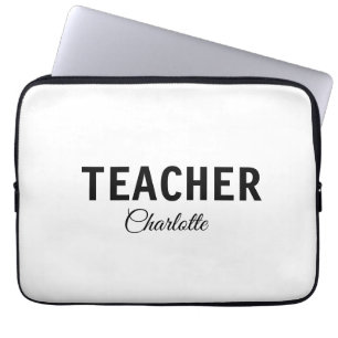 Capa Para Notebook Eu sou professor escola Faculdadeadicione seu nome