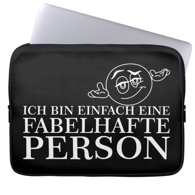 Capa Para Notebook Eu sou simplesmente uma pessoa fabulosa! (Frente)