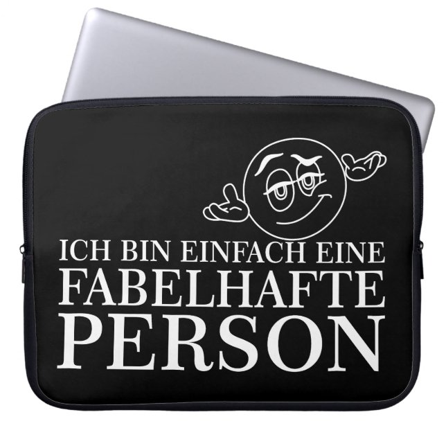 Capa Para Notebook Eu sou simplesmente uma pessoa fabulosa! (Frente)