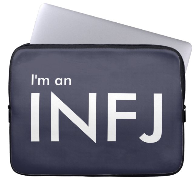 Capa Para Notebook Eu sou um INFJ - tipo de personalidade (Frente)