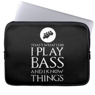 Capa Para Notebook Eu Toco Violão Bass Engraçado