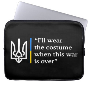 Capa Para Notebook Eu Vestirei a fantasia quando esta guerra acabar