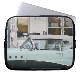 Capa Para Notebook EUA, Florida, Miami Beach: Praia sul, 1956