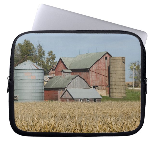 Capa Para Notebook EUA, IOWA, Froelich: Fazenda antiga (Frente)