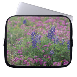 Capa Para Notebook EUA, Texas Hill Country. Bluebonnets entre phlox