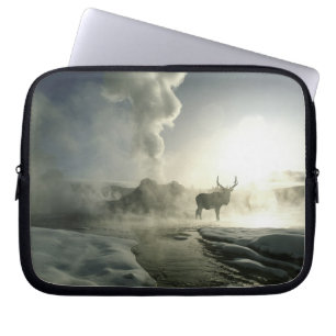 Capa Para Notebook EUA, Wyoming, Parque Nacional de Yellowstone. Nasc