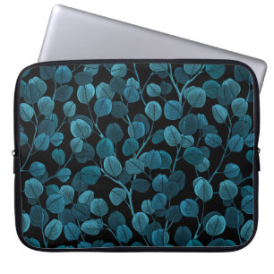 Capa Para Notebook Eucalipto em azul