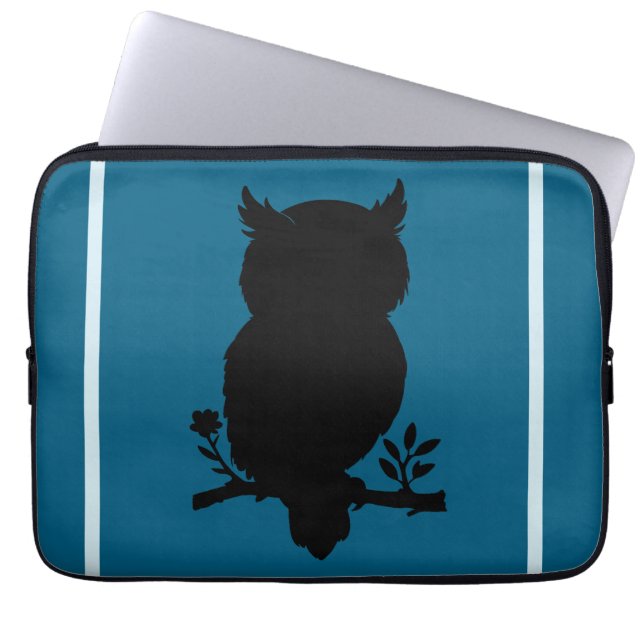 Capa Para Notebook Eule - Scherenschnitt Gerätehülle Laptopschutzhüll (Frente)