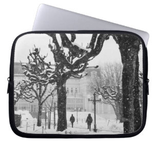 Capa Para Notebook Europa, Áustria, Salzburgo. Inverno,