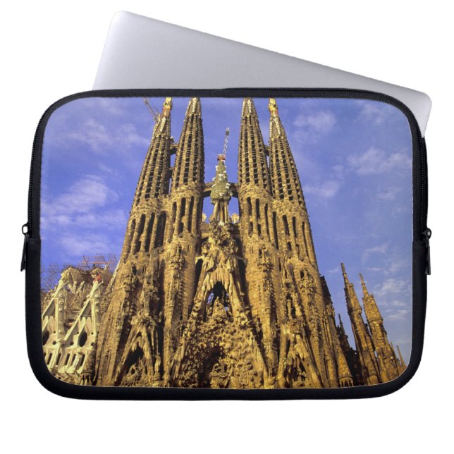 Capa Para Notebook Europa, Espanha, Barcelona, Sagrada Família (Frente)
