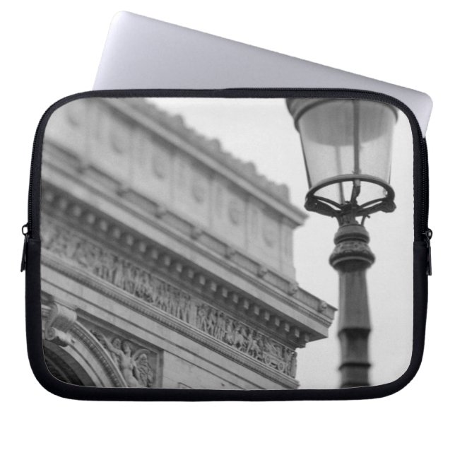 Capa Para Notebook Europa, França, Paris. Arco do Triunfo e (Frente)
