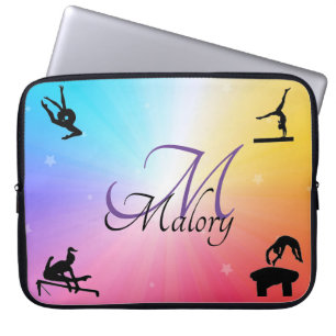 Capa Para Notebook Eventos de ginástica Caso do Laptop Arco-Íris com