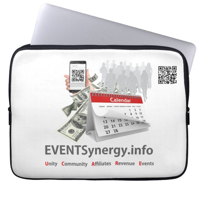 Capa Para Notebook EVENTSynergy - Bolsa de laptop 13" (Frente)
