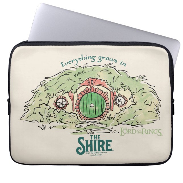 Capa Para Notebook Everything Grows in THE SHIRE™ (Frente)