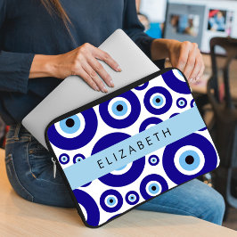 Capa Para Notebook Evil Eye, Greek Eye, Turkish Eye, Mati, Your Name