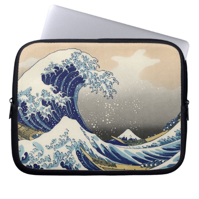 Capa Para Notebook Excelente Wave Kanagawa - Pintura Japonesa (Frente)